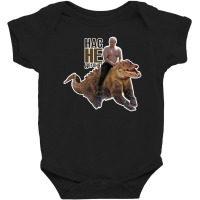 Putin Ride Bear Baby Bodysuit | Artistshot