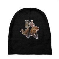 Putin Ride Bear Baby Beanies | Artistshot