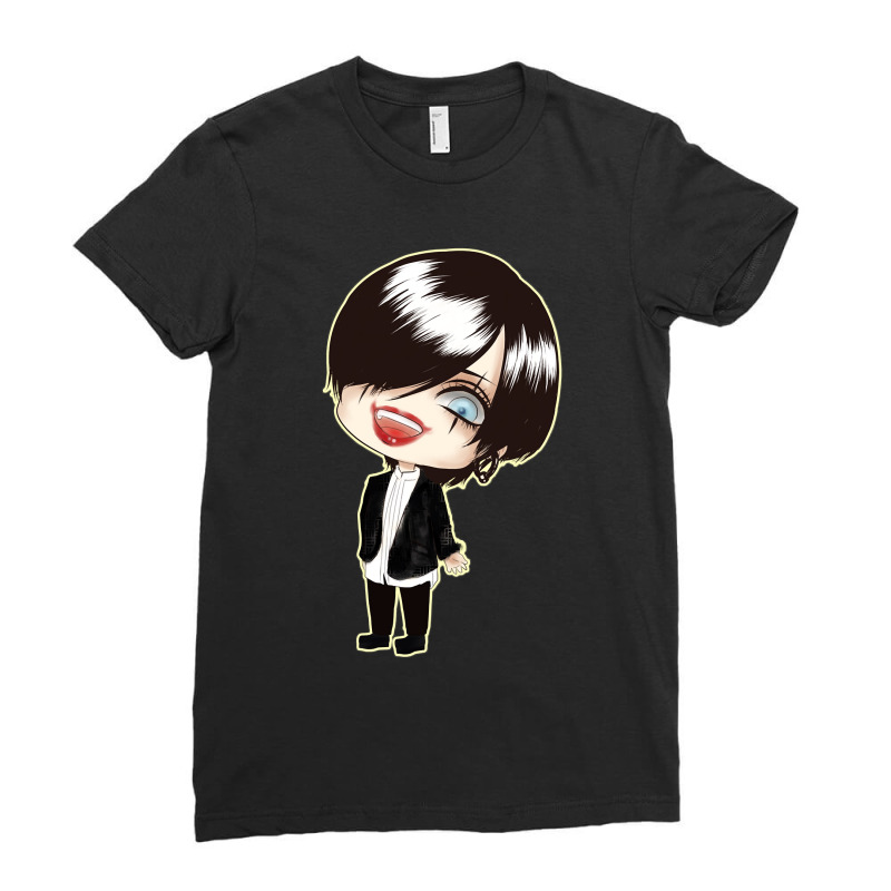 Vintage Animation  Progressive Rock Games Characters Ladies Fitted T-Shirt by Artist-Joslyn | Artistshot