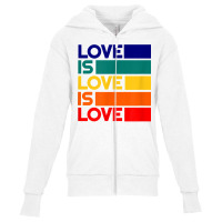 Powerful Self Love Mantra Rainbow Positive Acceptance Quote T Shirt Youth Zipper Hoodie | Artistshot