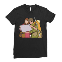 Graphic Vintage  2012 Movie Mask Ladies Fitted T-shirt | Artistshot