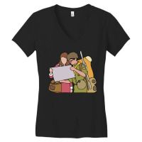 Graphic Vintage  2012 Movie Mask Women's V-neck T-shirt | Artistshot