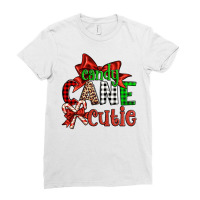 Candy Cane Cutie Christmas Ladies Fitted T-shirt | Artistshot