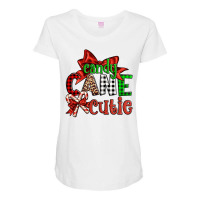 Candy Cane Cutie Christmas Maternity Scoop Neck T-shirt | Artistshot