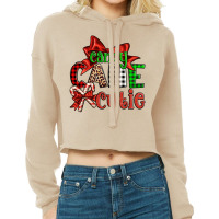 Candy Cane Cutie Christmas Cropped Hoodie | Artistshot