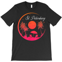 St. Petersburg City Fl Beach Sunset Summer Family Vacation T Shirt T-shirt | Artistshot