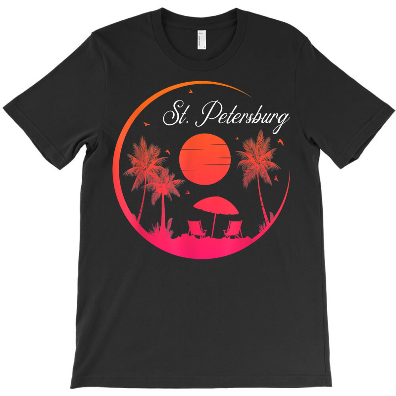 St. Petersburg City Fl Beach Sunset Summer Family Vacation T Shirt T-Shirt by atereldoegevbm | Artistshot