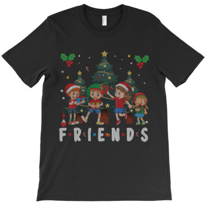 Friends Christmas T-shirt Designed By Bariteau Hannah