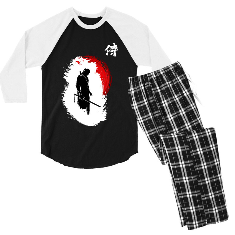 Vintage Graphic  Warrior Characters Cartoon Gifts Men's 3/4 Sleeve Pajama Set | Artistshot