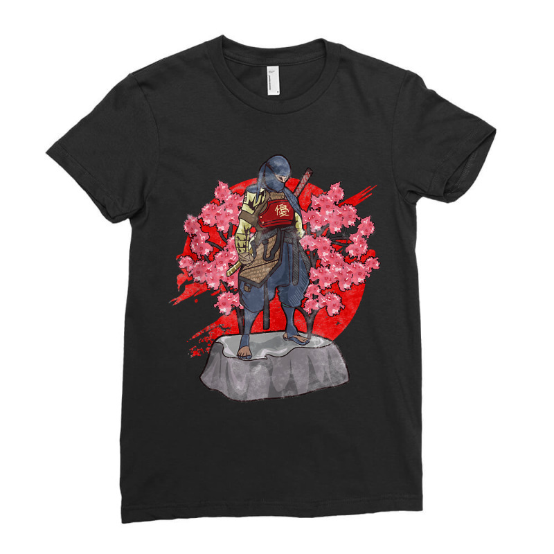 Vintage Movies  Chunin Painting Ladies Fitted T-Shirt by Artist-Kyler | Artistshot