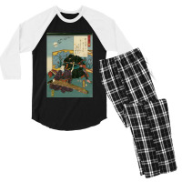 Vintage Photographic  Sekiros Design Character Men's 3/4 Sleeve Pajama Set | Artistshot