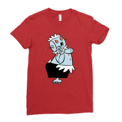 The Jetsons funny robot cartoon Ladies Fitted T-Shirt | Artistshot
