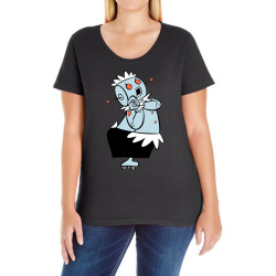 The Jetsons funny robot cartoon Ladies Curvy T-Shirt | Artistshot