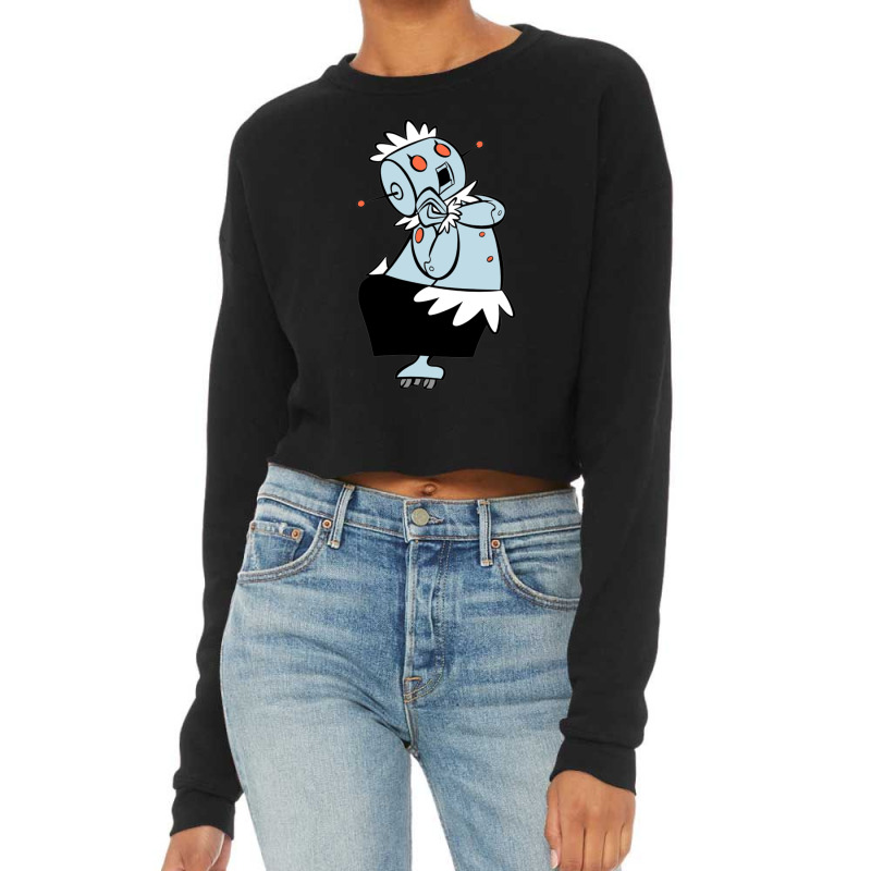 The Jetsons Funny Robot Cartoon Cropped Sweater | Artistshot