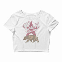 California Republic Flag Bear Vintage Fade Distressed Style Tank Top Crop Top | Artistshot