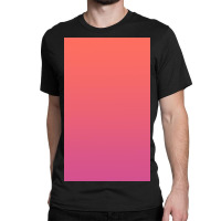 Coral And Pink Gradient Classic T-shirt | Artistshot