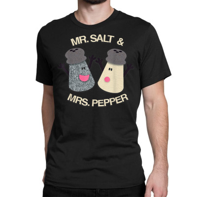 Custom Womens Blue's Clues Mr. Salt & Mrs. Pepper V Neck T Shirt