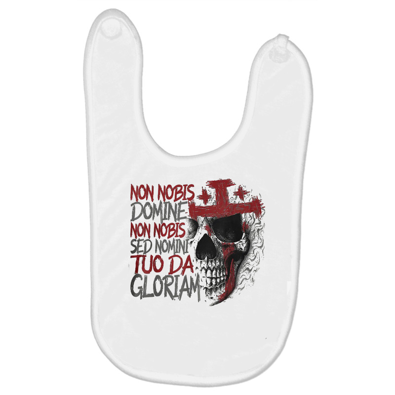 Non Nobis Domine T Shirt Baby Bibs by diles | Artistshot