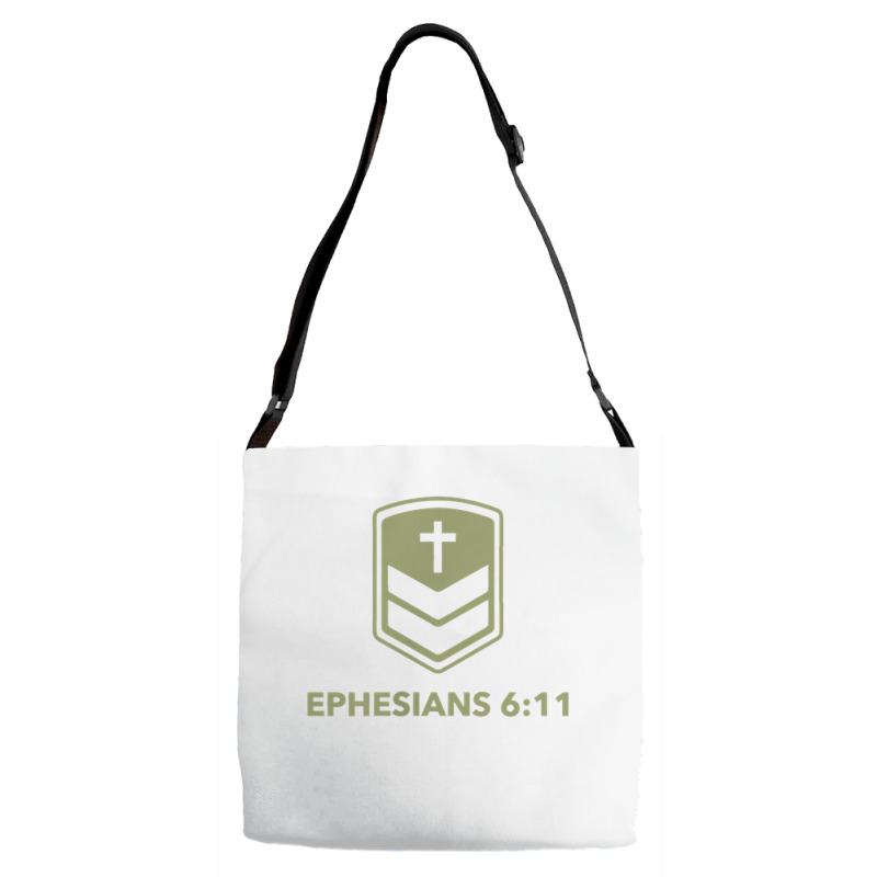 God's Armor Warrior Ephesus 611 Front And Back Design T Shirt Adjustable Strap Totes | Artistshot