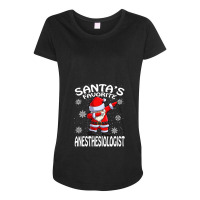 Santa's Favorite Anesthesiologist Christmas T Shirt Maternity Scoop Neck T-shirt | Artistshot