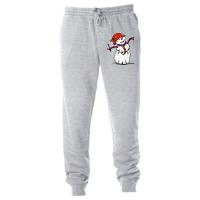 Funny Christmas Snowman Wearing Santa Hat Unisex Jogger | Artistshot