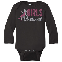 Girls Weekend Rhinestone Design Graphic For Woman Tee T Shirt Long Sleeve Baby Bodysuit | Artistshot