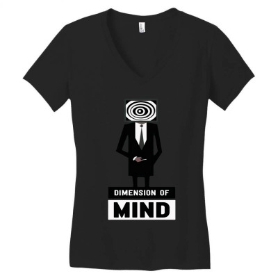 Dimension Of Mind Women's V-neck T-shirt Designed By Balprut Store