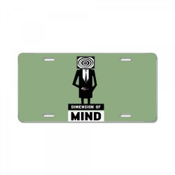dimension of mind License Plate | Artistshot