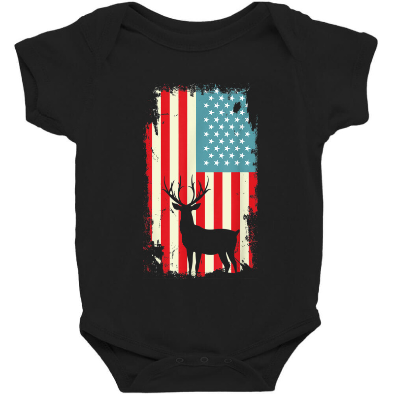 American Deer Hunter Patriotic T Shirt For Men Women Baby Bodysuit | Artistshot