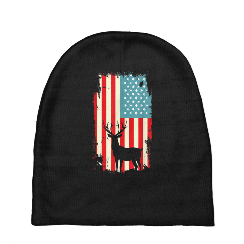 American Deer Hunter Patriotic T Shirt For Men Women Baby Beanies | Artistshot