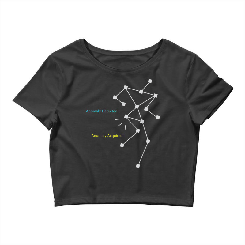 Anomaly Detected Sls Ghost Hunting   Funny Paranormal T Shirt Crop Top by Go Shoping | Artistshot