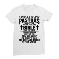 Funny Pastor Appreciation Gift Christian Preacher Men Women T Shirt Ladies Fitted T-shirt | Artistshot