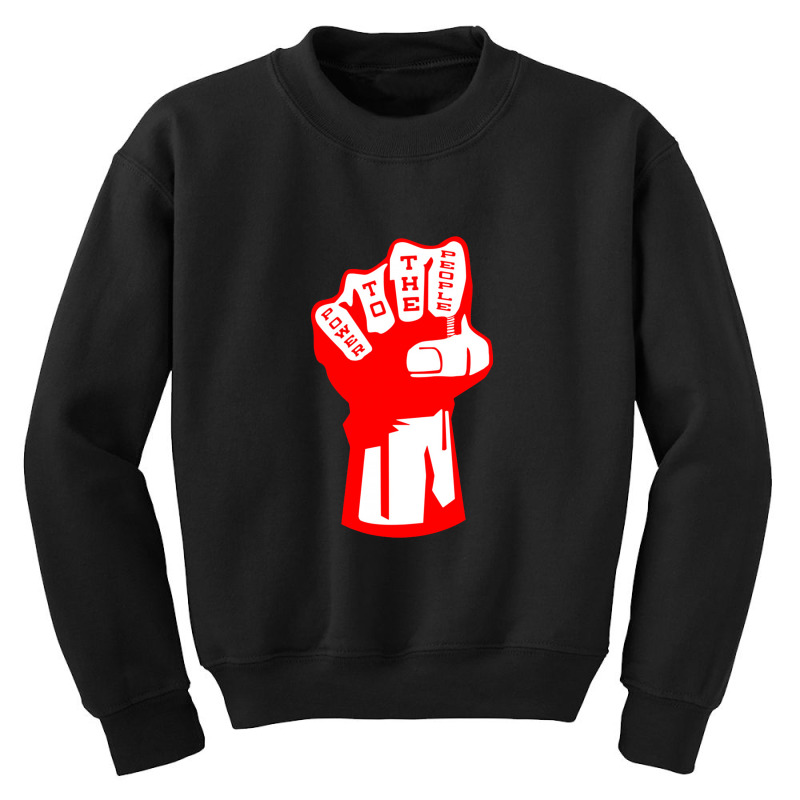 Power To The People Youth Sweatshirt by bungadaun | Artistshot