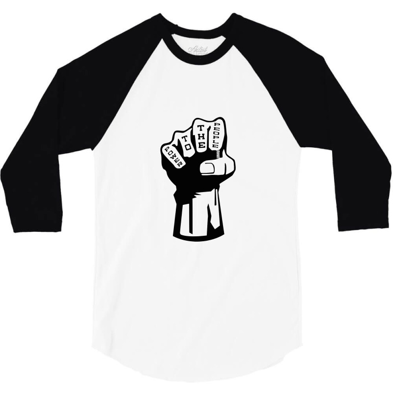 Power To The People 3/4 Sleeve Shirt by bungadaun | Artistshot