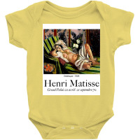 Henri Odalisque Exhibit Advertising Print Baby Bodysuit | Artistshot