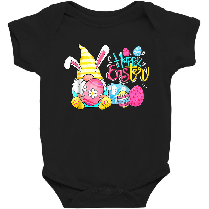 Bunny Gnome Rabbit Eggs Hunting Happy Easter Day Funny T Shirt Baby Bodysuit | Artistshot