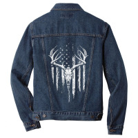 Deer Hunting American Flag Bowhunting Whitetail Bow Hunter T Shirt Men Denim Jacket | Artistshot