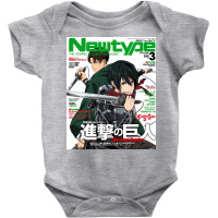 News  Newtype magazine March Baby Bodysuit | Artistshot