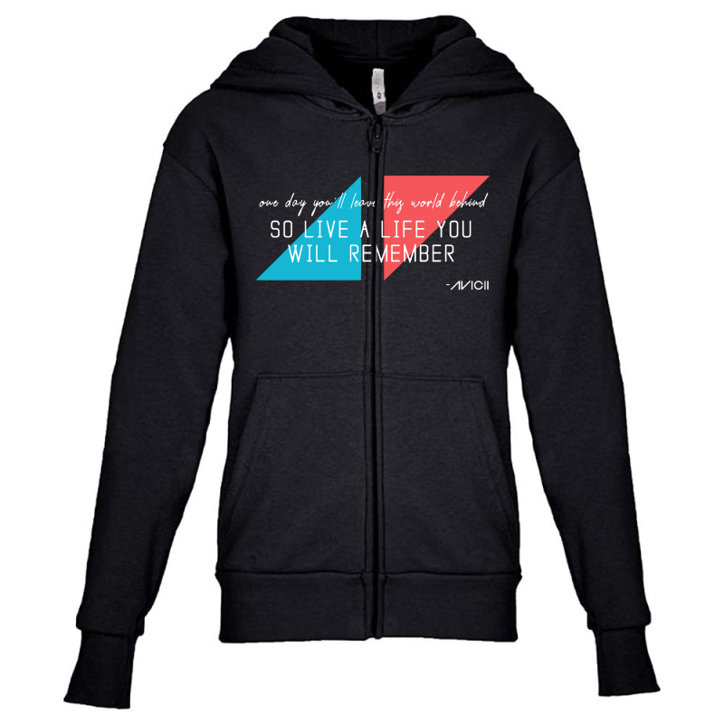 A Tribute To Musucian Youth Zipper Hoodie by Brigjen | Artistshot