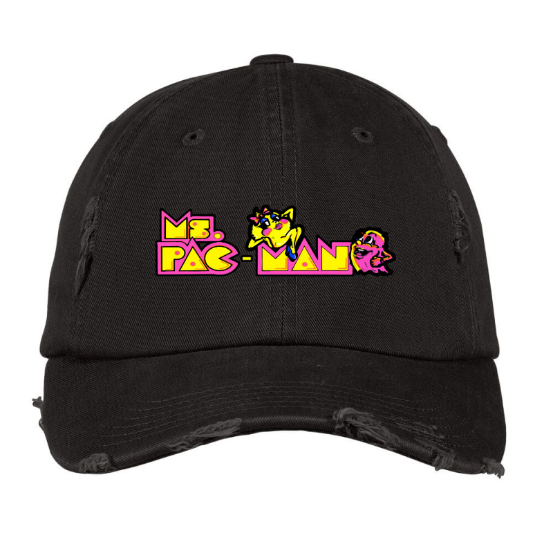 Ms Pacman Vintage Cap by BanglaArt | Artistshot