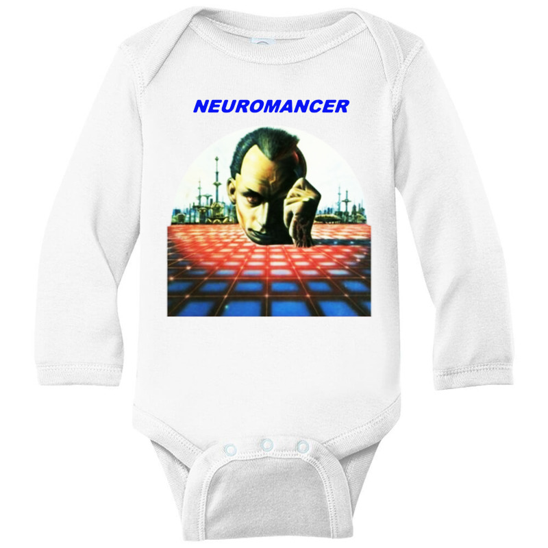 Neuromancer Book Long Sleeve Baby Bodysuit by Irjen | Artistshot