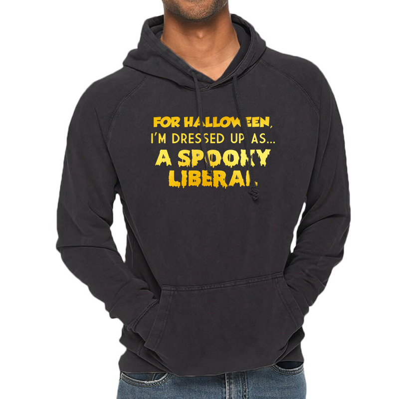 Last Minute Lazy Halloween Costume Funny Liberal Vintage Hoodie | Artistshot