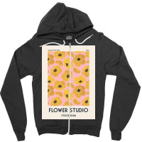 Botanica Flower Market Cavallini Wrap Zipper Hoodie | Artistshot