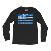 Sail Boats On American Flag  Usa Sailing  Sailor T Shirt Long Sleeve Shirts | Artistshot