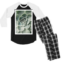 Cactus Flower  Market Men's 3/4 Sleeve Pajama Set | Artistshot