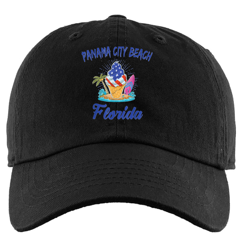 Mens Family Vacation Retro Ice Cream Florida Panama City Beach Kids Cap by WillyChamp | Artistshot