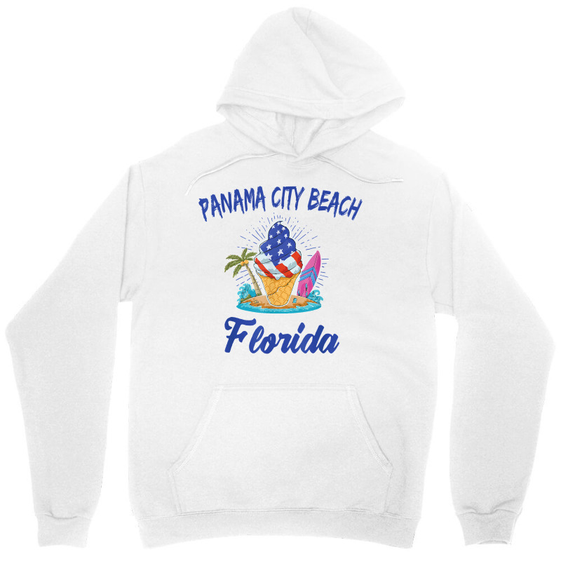 Mens Family Vacation Retro Ice Cream Florida Panama City Beach Unisex Hoodie by WillyChamp | Artistshot