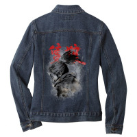 Vintage Photographic  Sekiros Retro Music Ladies Denim Jacket | Artistshot