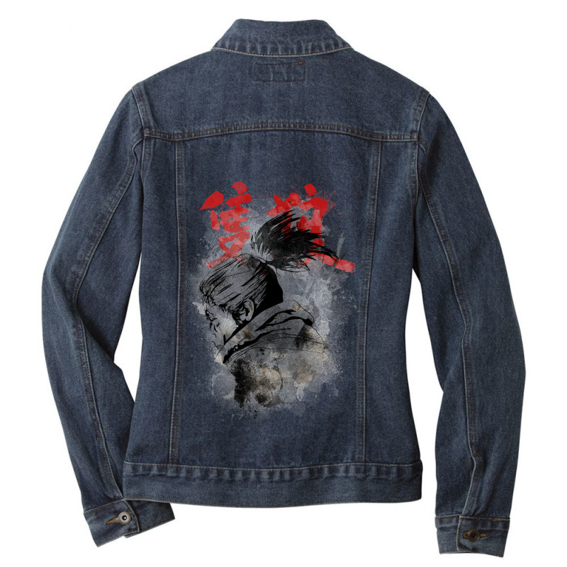 Vintage Photographic  Sekiros Retro Music Ladies Denim Jacket by Artist-Kyler | Artistshot