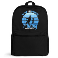 Mens Father & Daughter Fishing Partner For Life New Father Backpack | Artistshot